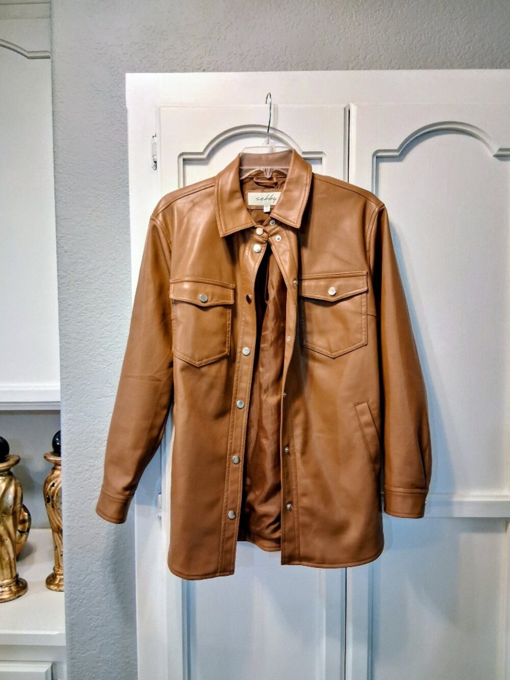 Faux Leather Jacket